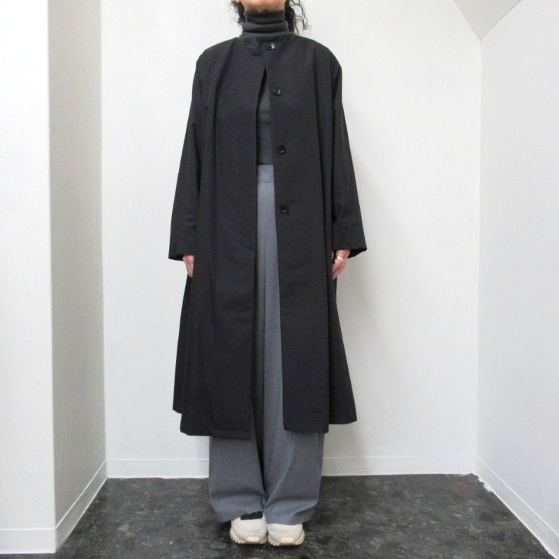 Crespi  裏地リバティロングコート /BK19 【日本製】